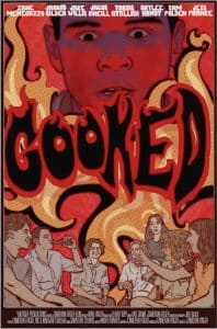 Cooked Film Poster - Tommirock Studios newcastle australia Large Cooked Film - Artwork Poster - Coming of age film set in Australia
