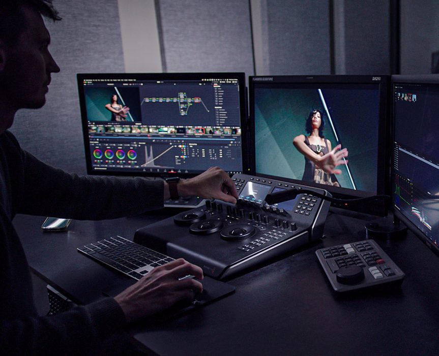 Our Senior Colonist Joel Black working on a commercial