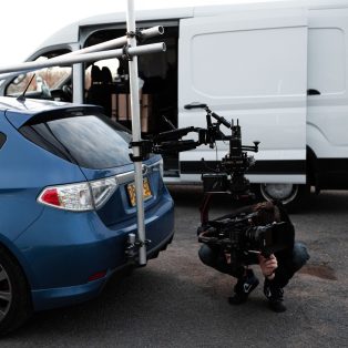 Chase Car with Red Camera on ronin 2
