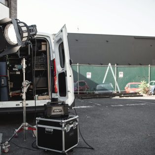 Nanlux Evoke 1200 on set with Tommirock