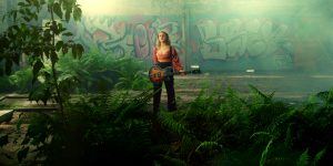 Frame from Hudson rose music video - Colour graded by Joel Black
