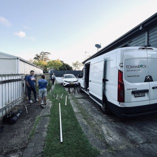 On set during filming of 'A Place In the Middle of Nowhere" with the Tommirock crew Getting setup - On set during filming of 'A Place In the Middle of Nowhere" with the Tommirock crew