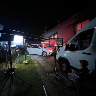 On set during filming of 'A Place In the Middle of Nowhere" with the Tommirock crew On set during filming of 'A Place In the Middle of Nowhere" with the Tommirock crew