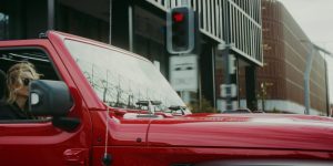 Restless Road Frame from music Video Sundown Somewhere Jeep Wrangler