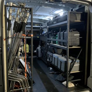Camera Hire Newcastle - LDV Deliver 9 Grip & Gaffer truck hire