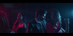 Dance club scene for music video